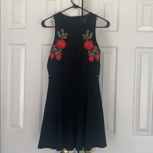 Forever 21  Black and Floral Dress